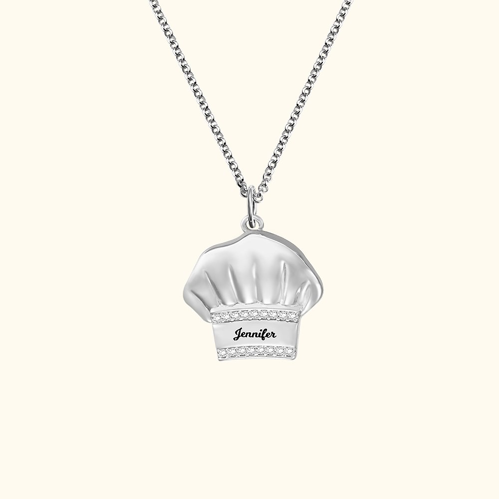 Custom Chef Hat Necklace