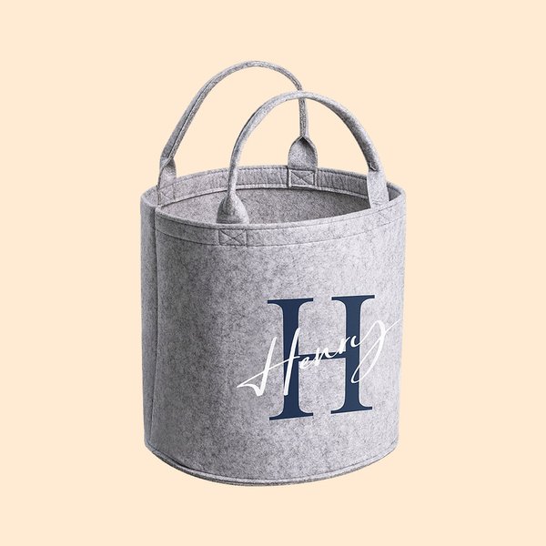 Personalised Polyester Storage Basket for Toys