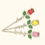 Rose en bois pour les femmes