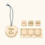 Gepersonaliseerde Gegraveerde Houten Date Night Dobbelsteen