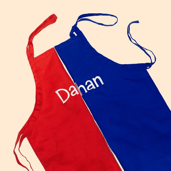 Set de delantal y gorro de cocinero para niños