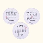Keramisch zijden verlovingsornament | Callie