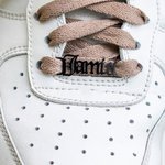 Nome personalizzato Shoelace Charm Tag Accessori Pair