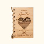 Custom Handmade Wood Wedding Card Newlywed Keepsake Gift
