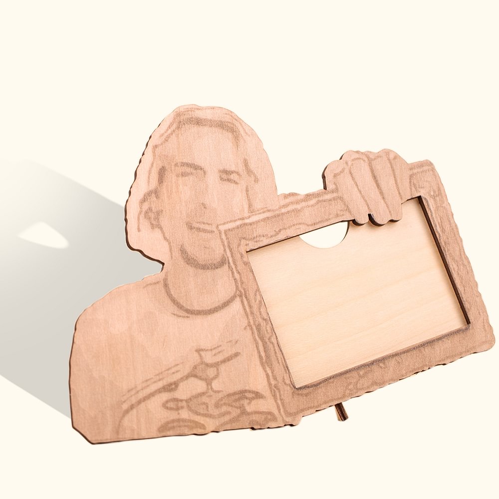 Personalisierter Blick auf dieses Foto Holz Bilderrahmen Lustige Geschenke