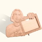 Cornice in legno personalizzata Guarda questa fotografia Regalo divertente