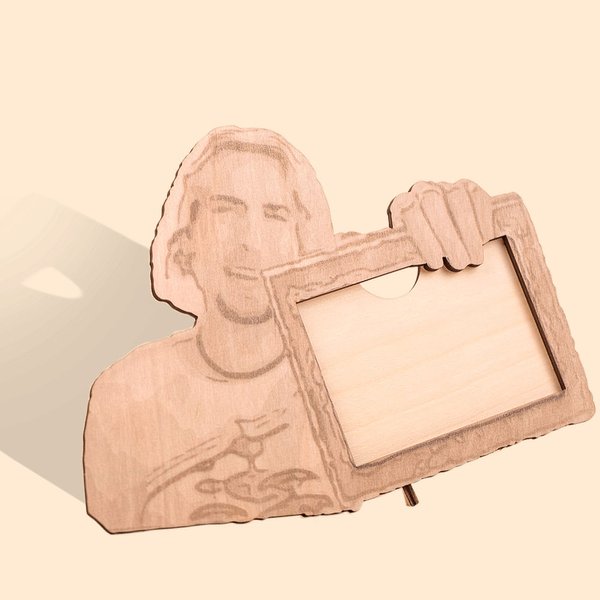 Personalisierte Blick auf dieses Foto Holz Bilderrahmen lustiges Geschenk