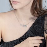 Collar personalizado con nombre de margarita
