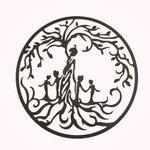 Décoration en Métal d'Arbre de Vie Personnalisée avec Couleur et Nombre d'Enfants Cadeaux Fête des Mères pour Maman