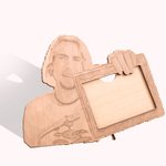 Personalized Look at This Photograph Wood Picture Frame Funny Gifts