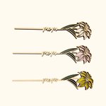 Personalized Wood Name Birth Flower Holiday Ornaments