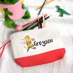 Personnalisé Dinosaure Trousse Cadeau Pour les enfants