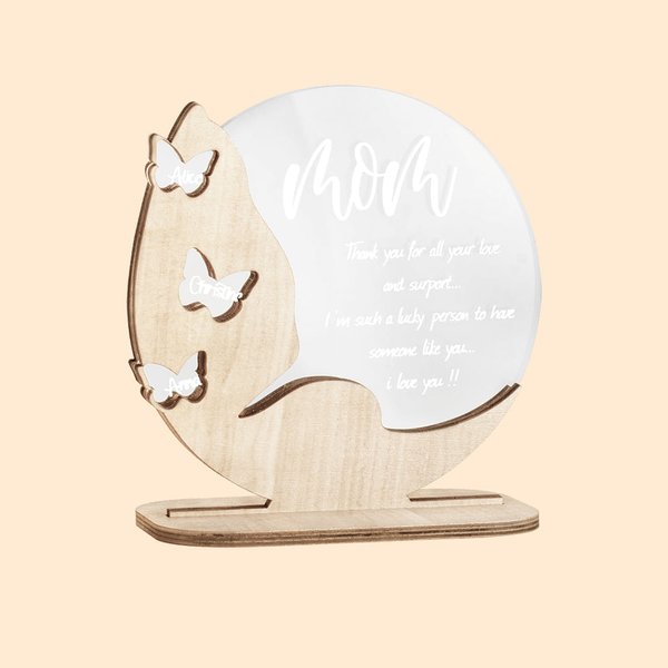 Personalised Home Decor or Thank You Gift for Mother Nana