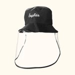 Nom Chapeau baquet en coton avec housse amovible antibuée anti-poussière coupe-vent