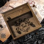 Custom DND Dobbelen Opslag Houten Doos