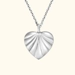 Heart Oyster Birthstones Locket Necklace