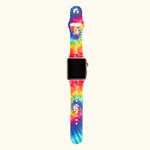 Pulsera personalizada Tie Dye de colores para Apple Watch