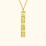 Sparkling DIY Name Letters Necklace with Initials