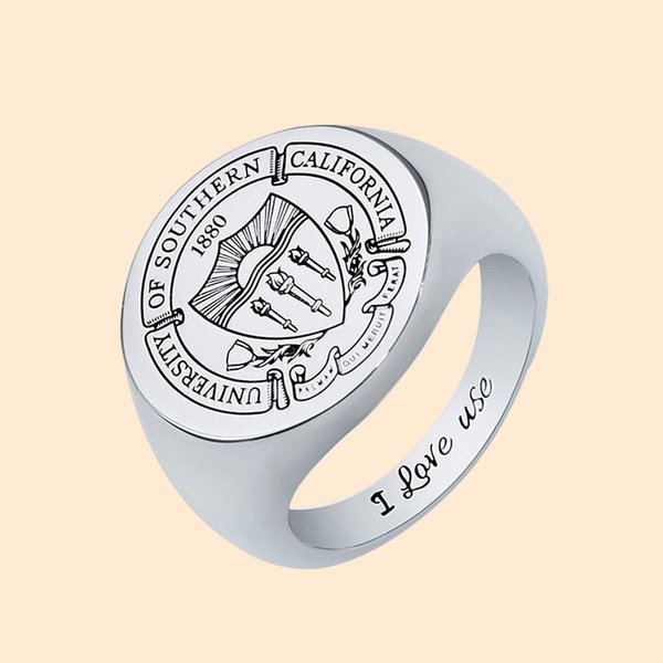 Benutzerdefinierte Schule Klasse Ring Graduierung Abzeichen Ring