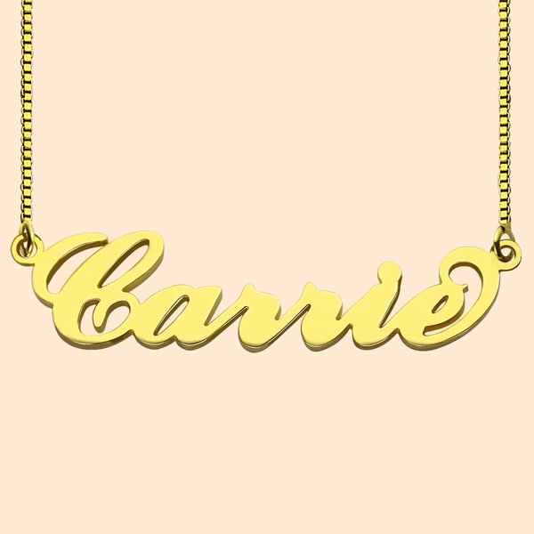 Personalized Name Sterling Silver Necklace