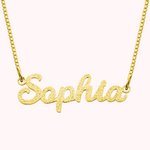 Sparkling Name Necklace Stainless Steel | Callie
