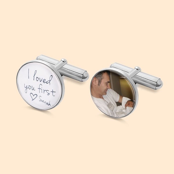 I Loved Her First Cufflinks Father of The Bride Wedding Cufflinks
