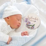 Personnalisé Cadeau Nouveau Née Photographie Jalon Carte Bébé Cadeau