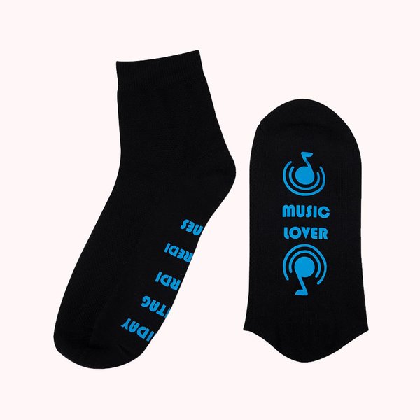 Chaussettes Personnalisées Avec Texte Amusant et Icônes de Passe-temps Cadeau d'Anniversaire Fête des Pères Pour Papa