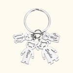Charms portachiavi con nome dei bambini