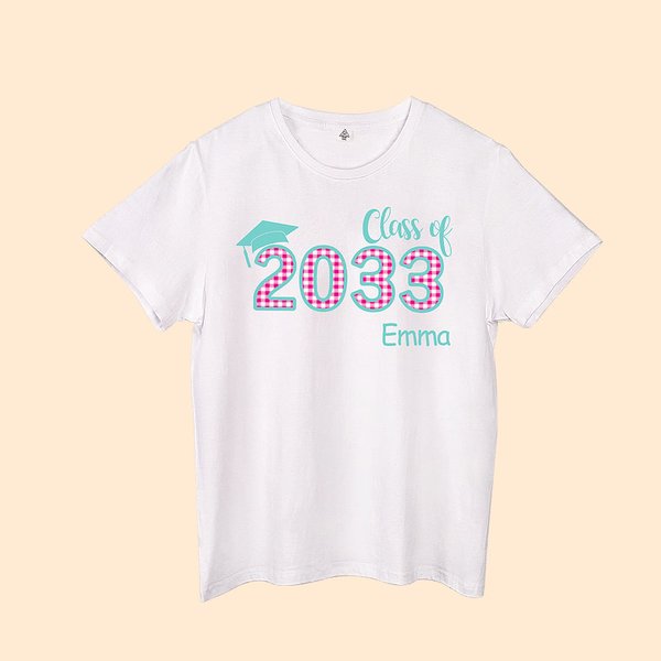 Kindergarten Handprint Graduation Shirts Keepsake