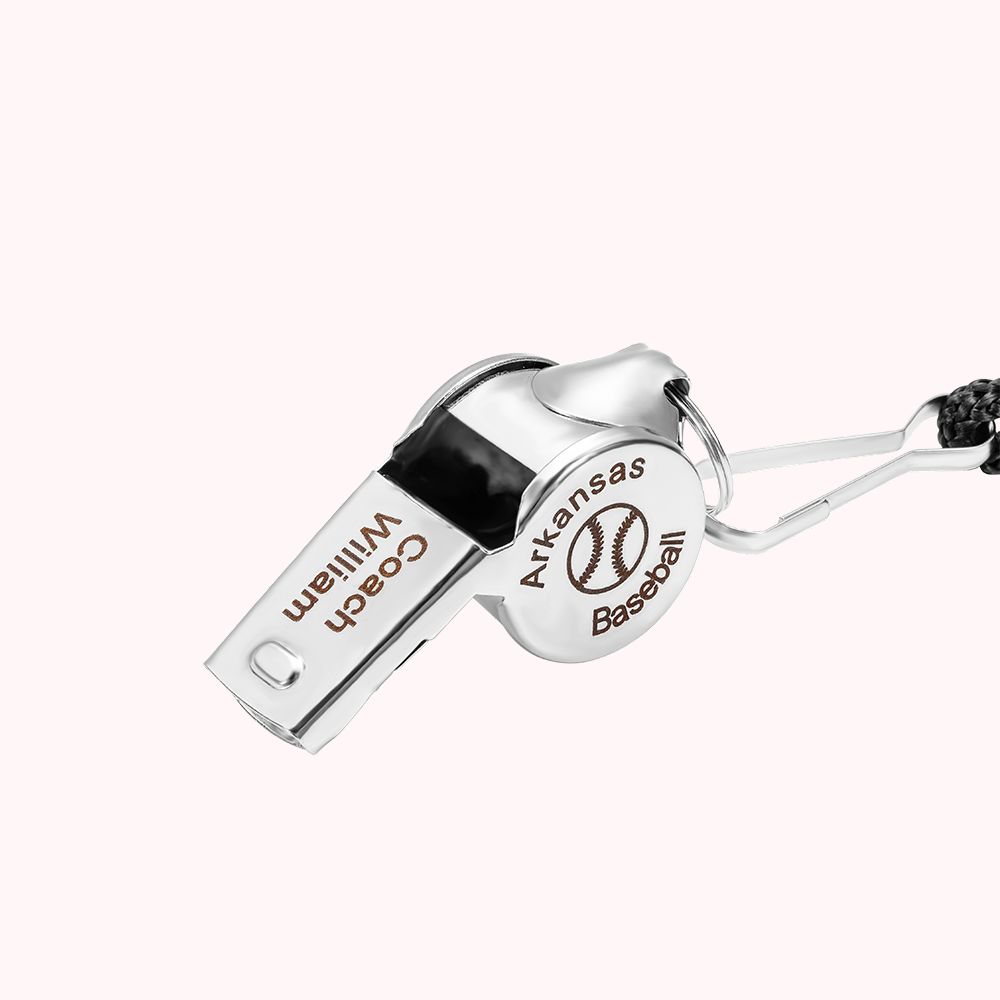 Personalised Engraved Sports Whistle Referee Whistle Coach Whistle