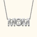 Collier d'Arbre Généalogique avec Prénom Personnalisé 1- 10 Noms d'Enfants Collier Gravé de Maman Cadeau Anniversaire Fête des Mères pour Femme