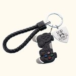 Llavero con disco en U de mando de juegos para papá