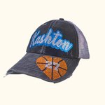 Personalisierte Basketballmütze mit eingravierter Nummer & Name