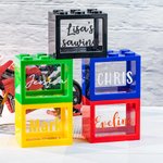Personnalisable Nom Tirelire Lego Couleur
