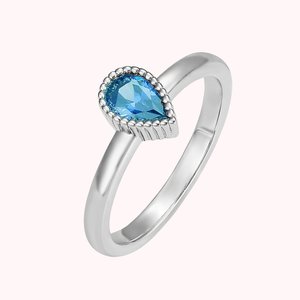 Bague en Argent Personnalisée Pierres de Naissance Cadeau de Fête des Mères pour Famille Maman