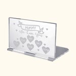 Personalised 1-6 Names Candle Holder with Candle Snuffer