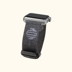 Correa de lona bordada personalizada para Apple Watch Band