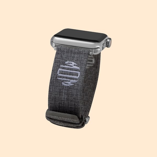Bracelet en toile brodé personnalisé pour Apple Watch