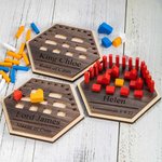 Organizador de piezas de madera personalizado