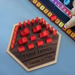 Organizador de piezas de madera personalizado