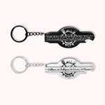 Personalised Names Bottle Opener Barbecue Family Keychain