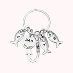 Porte-clés de Pêche Gravé Personnalisé pour Hommes | Callie