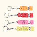 3D-afdruk naam sleutelhanger USB flash drive