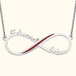 Collar personalizado con nombre de bombero infinito | Callie