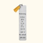 Personalized Engraved Bookmark with Tassels