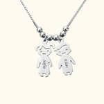 Collana con charms a forma di bambino e nome - Callie