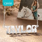 Collar personalizado con nombre de caballo para regalo para amantes de los caballos