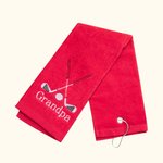 Toalla de Golf Personalizada con Nombre Bordado en Color y Clip Accesorios de Golf para Navidad Jubilación Regalo para Hombres Mujeres Aficionados al 