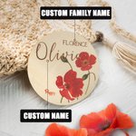 Personnalisé Cadeau Nouveau Née Photographie Jalon Carte Bébé Cadeau
